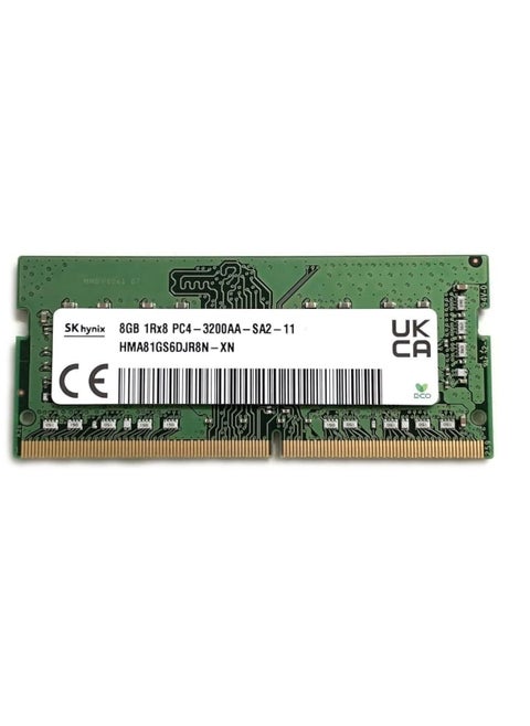 SK Hynix 8GB SODIMM DDR4 3200 PC4 1Rx8 HMA81GS6DJR8N-XN SO-DIMM Laptop RAM Memory for Dell HP Lenovo and Other Systems