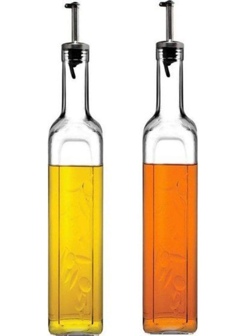 AKDC Pasabahce 1077366 HOMEMADE OIL VINEGAR 500cc 2PC ST GB - Image 1