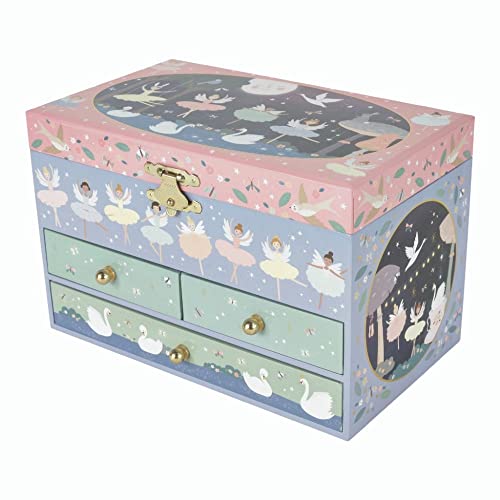 Floss Rock Floss & Rock 43P6389 Enchanted Musical Jewelry Box with 3 Drawers - Image 1