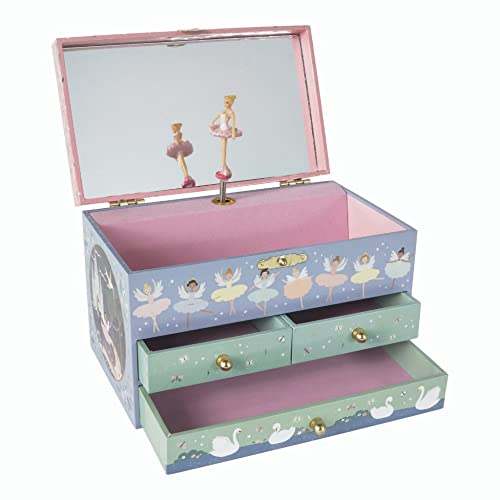 Floss Rock Floss & Rock 43P6389 Enchanted Musical Jewelry Box with 3 Drawers - Image 2