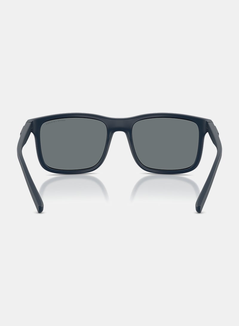 Armani Exchange Men Full Rim Rectangular Sunglasses 0AX4145S 57 - Image 4