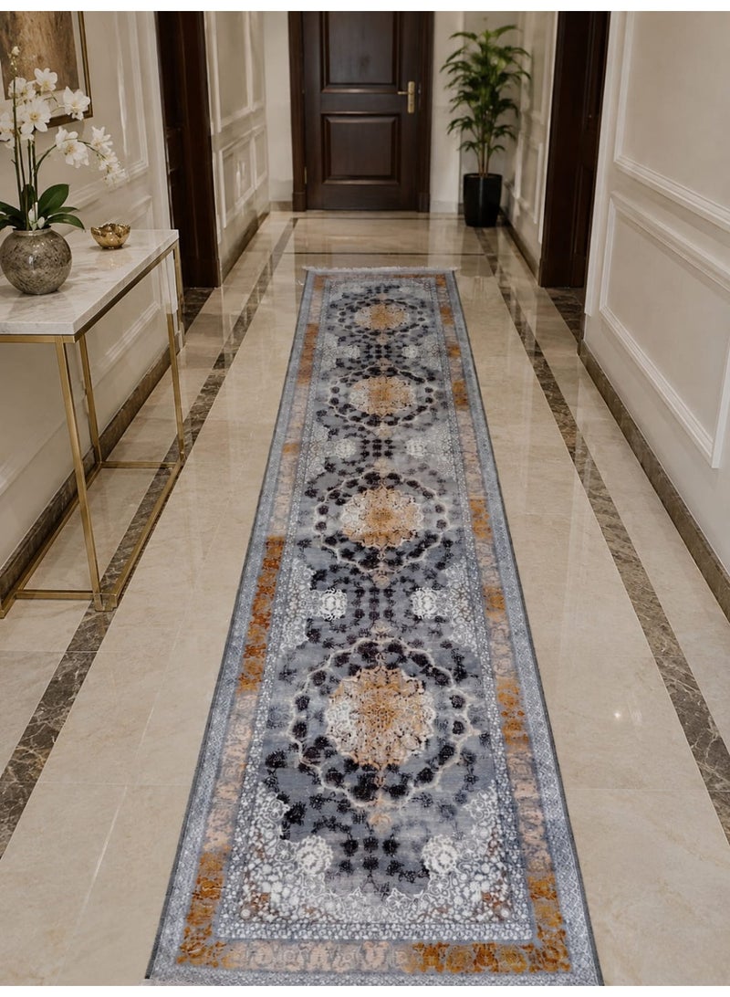 Nano-Ceramic Runner Rug (400 x 90 cm) – Luxurious runner, soft texture, and easy to clean. - Image 3