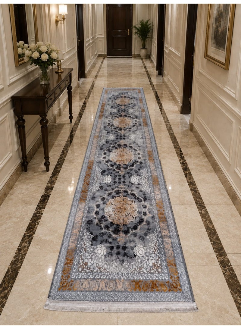 Nano-Ceramic Runner Rug (400 x 90 cm) – Luxurious runner, soft texture, and easy to clean. - Image 4