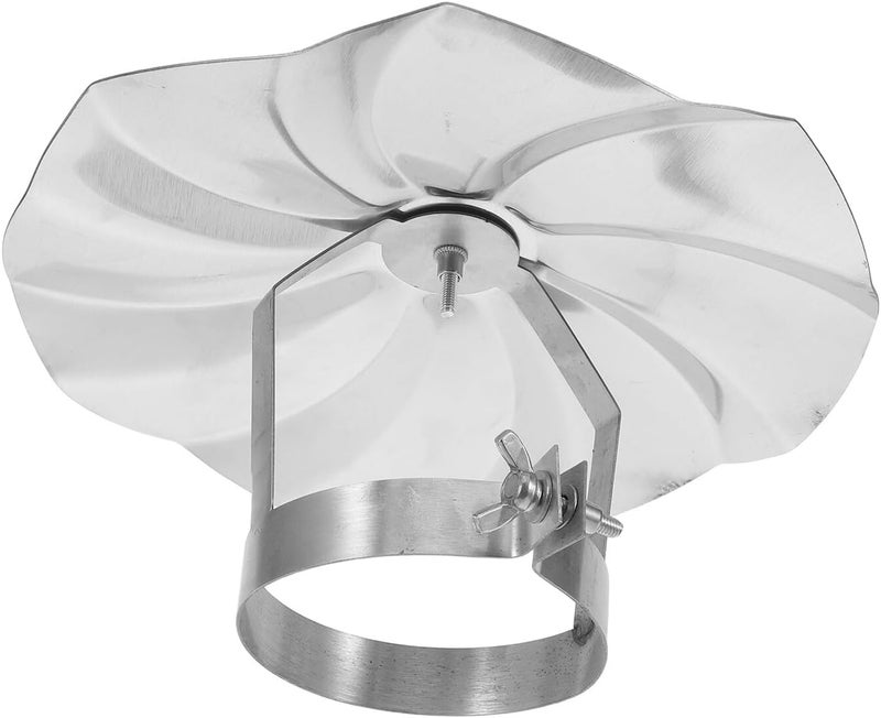 Chimney Rain Cap Cover 76mm Stainless Steel Roof Vent Chimney Flue Protector Rainproof Fireplace Cap for Wood Stove Boiler Furnace - Image 1