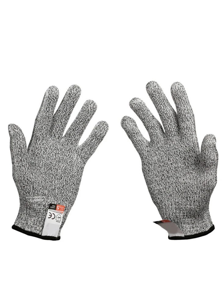 Cut-resistant gloves of food grade, level 5 of safe protection. - Image 2