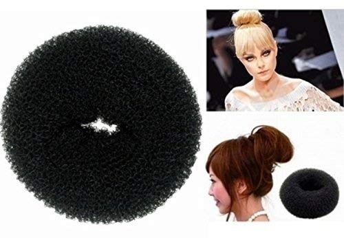Stylazo Hair Donut Available In Different Sizes For Women And Girls, Black - Image 3