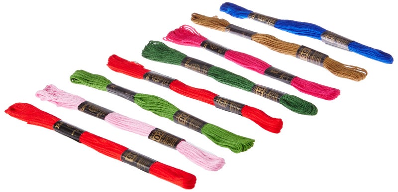iCraft Hand Embroidered Cotton Thread Skeins Set for Craft & Projects (Multicolor, Pack of 200) - Image 5