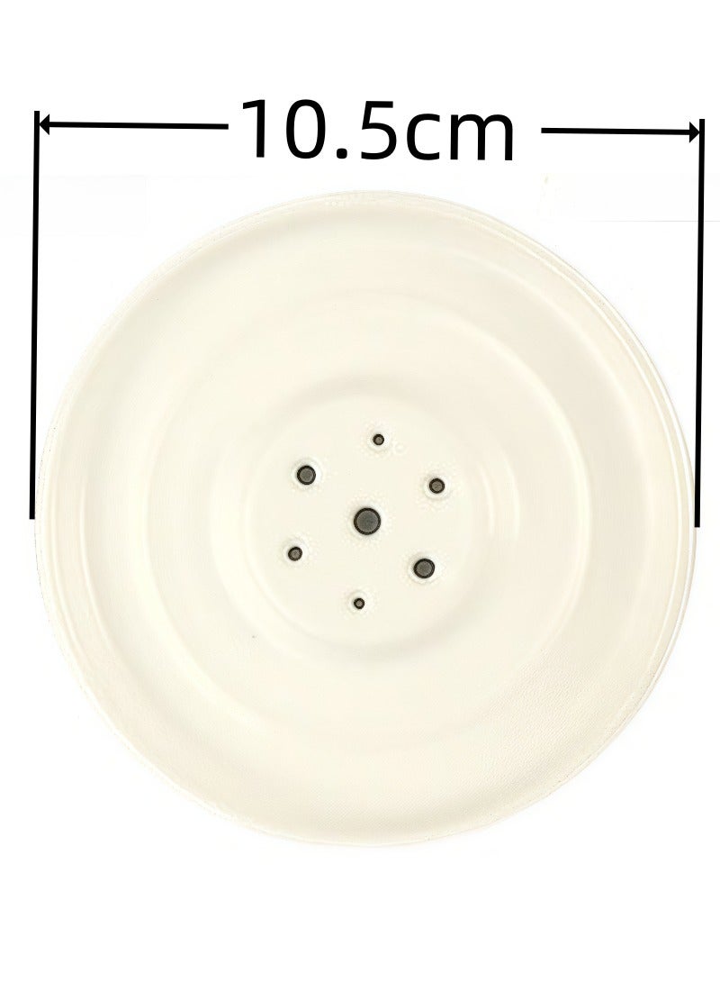 Round Ceramic Incense Stick Holder with Multiple Holes – 10.5cm Compact Design for Various Aromatherapy Needs (Ivory) - Image 3