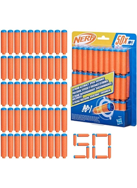 Nerf N Series N1 Darts, Includes 50 Darts, Compatible Only with Nerf N Series Blasters, Outdoor Games, Ages 8+