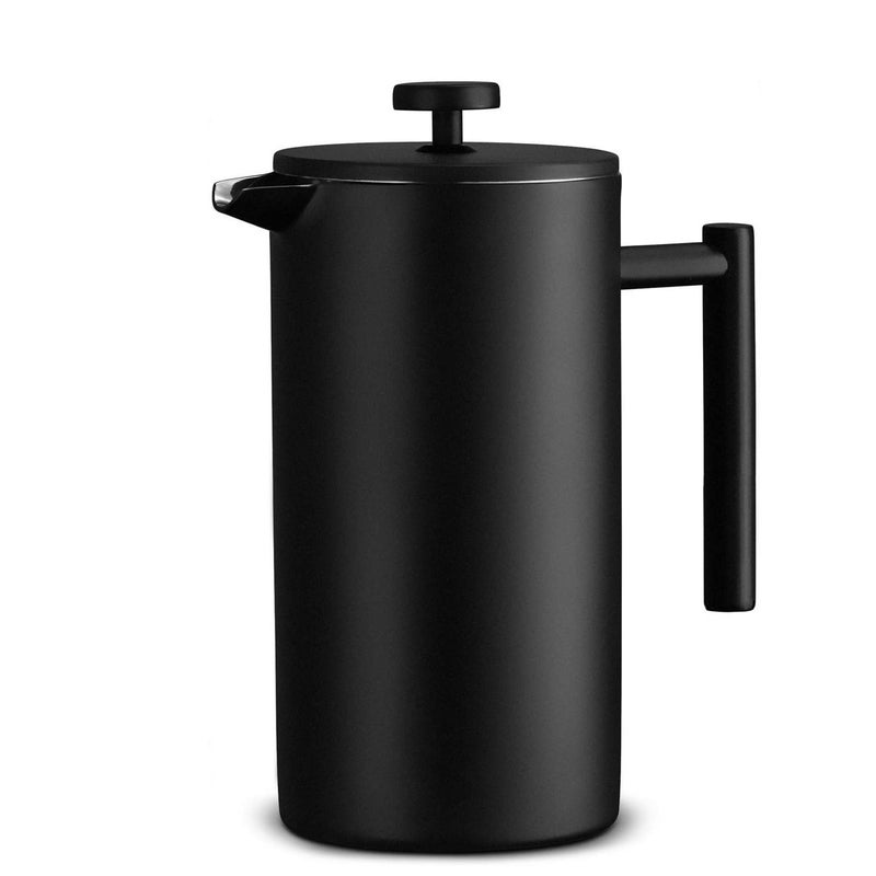 304 Stainless Steel French Press Pot, Hand-Brewed Coffee Pot, Double-Layer French Filter Press Pot, Tea Maker, Tea Maker, Brewing Pot - Image 1