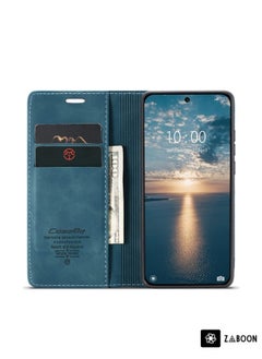 Zaboon For Xiaomi 13 CaseMe 013 Multifunctional Horizontal Flip Leather Phone Case(Blue)  - Image 4