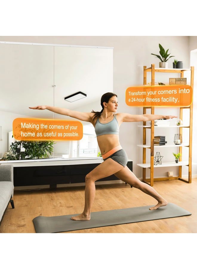 Delma Home Gym Mirror,54''x28''x2PCS,Large Full Body Tempered Glass Frameless, Wall-Mounted for Gym, Yoga, Garage, Bedroom, Bathroom - Image 4