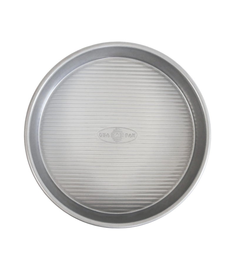 USA Pan Bakeware Round Cake Pan 9 inch Nonstick  Quick Release Coating 9InchAluminized Steel