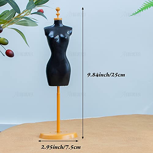 AUEAR، مجموعة من 4 حاملات عرض فساتين بلاستيكية بألوان 2 - Image 2
