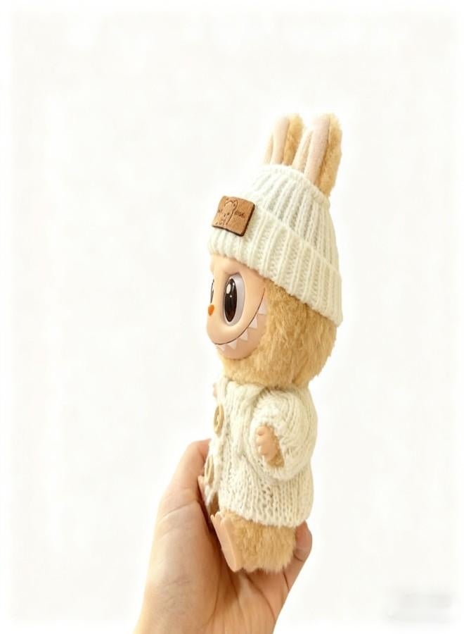 Labubu Doll Clothes Set for 17cm Hanging Plush Figures, Interchangeable Outfits for First and Second Generation Vinyl Collectible Dolls, Durable and Stylish Accessories for Creative Play - Image 5