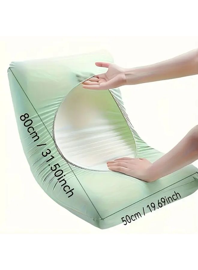Yellow Green Disposable Pillow Covers 10pcs 19.69x31.5 Inch Elastic Edges Breathable Fabric For Travel Hotel Home - Image 4