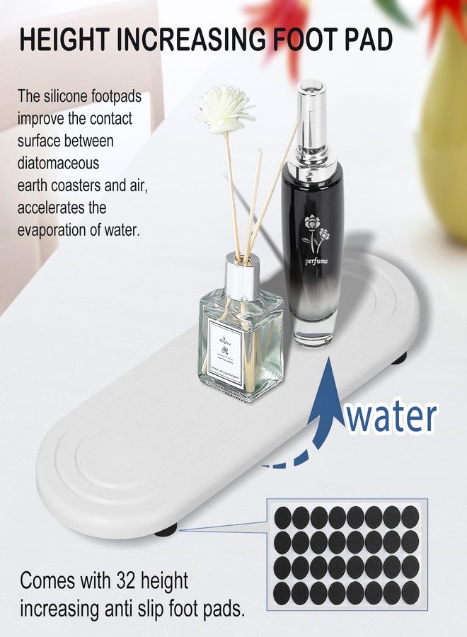 Lyxel 2PCS Water Absorbing Stone Tray, Fast Drying Diatomite Stone Sink Tray, Water Absorbent Diatomite Coasters, Stones Soap Trays for Kitchen Sink, Bathroom Counter Hand Soap Dish & Holders - Image 2
