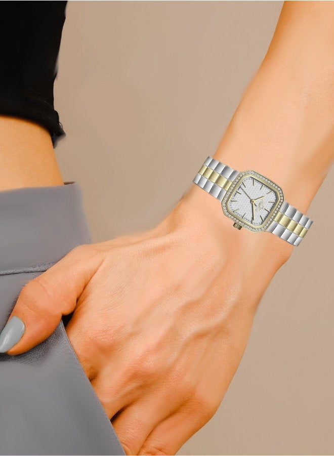 MARTINI Elegant Martini Women's Watch Stylish Silver Dial Stainless Steel Band Water Resistant Perfect for Casual and Formal Wear - Image 4