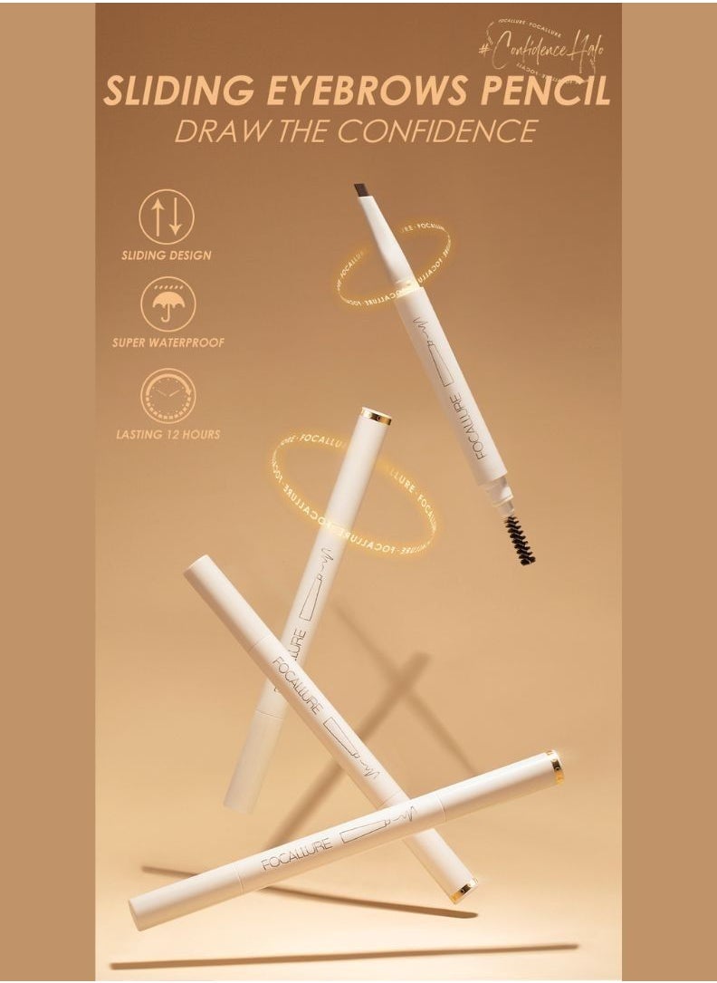 Eyebrow Pencil with Spoolie Brush, Sliding Eyebrow Pen Body,Precision Tip Fills and Defines Eyebrows,Waterproof Long Lasting Eyes Makeup,Natural Brown - pzsku/ZF3056E5354D7784752D3Z/45/_/1692256557/d09417af-c429-4a6e-9f3c-10da210c183d