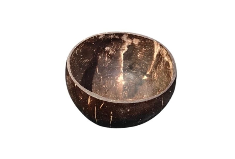 Eco Gree Coconut Shell Bowl 100 ML Each Perfect for Breakfast Smoothie Salad Bowls Antique Soup Serve Ware 4 - Image 2