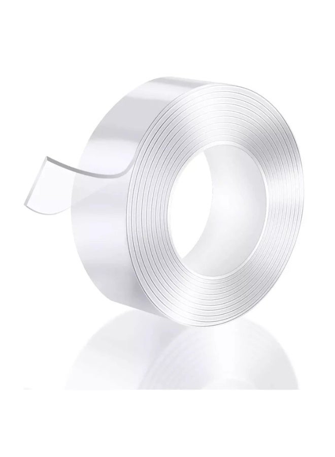 Kaco Double Sided Nano Tape, 10m Heavy Duty Strong Adhesive Removable Tape, Waterproof No Residue Grip Tape for Wall Poster Photo Craft Home Use, 1 Pack - Image 1
