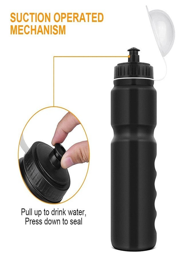 Ainiv Bike Water Bottle Cage with BPA-Free 800ml/28oz Bike Bottle, Black Gloss Strong Bike Water Bottle Holder, Bicycle Cup Holder, Cycling Bottle Holder for Road Bike and Mountain Bike, Black - Image 5