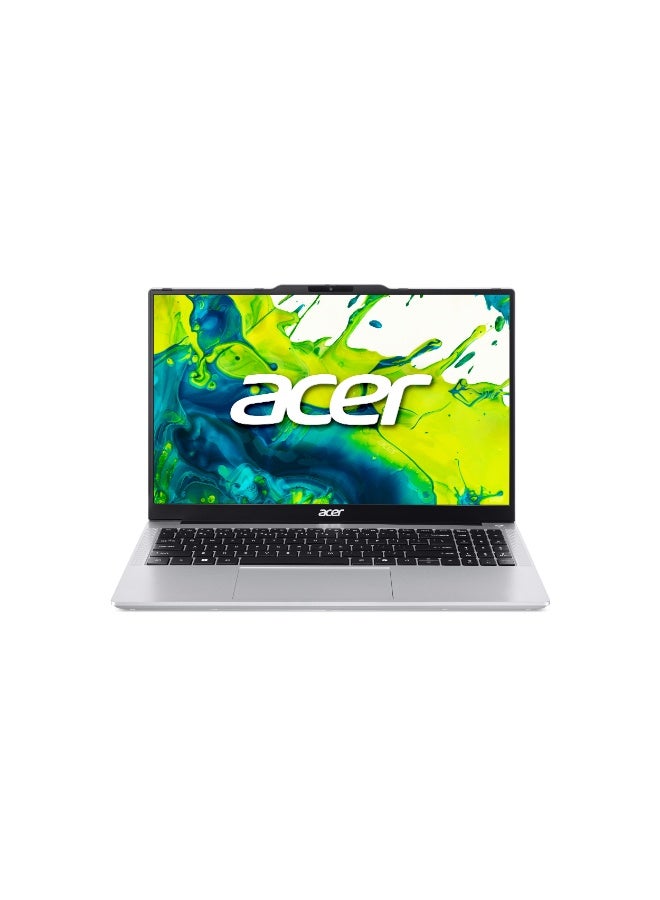 أيسر Aspire Lite AL15 Laptop with 13th Gen Intel Core i7-1355U 10 Cores Upto 5.0GHz/16GB DDR4 RAM/1TB SSD Storage/Intel Graphics/15.6" FHD IPS SlimBezel Display/WiFi-6/Win 11/Light Silver English/Arabic Light Silver - Image 1