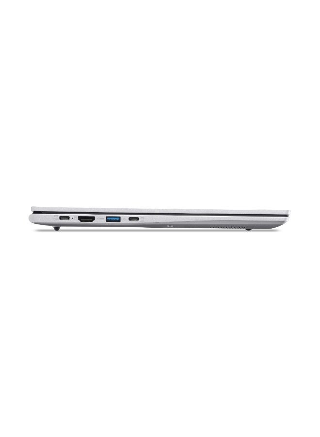أيسر Aspire Lite AL15 Laptop with 13th Gen Intel Core i7-1355U 10 Cores Upto 5.0GHz/16GB DDR4 RAM/1TB SSD Storage/Intel Graphics/15.6" FHD IPS SlimBezel Display/WiFi-6/Win 11/Light Silver English/Arabic Light Silver - Image 5