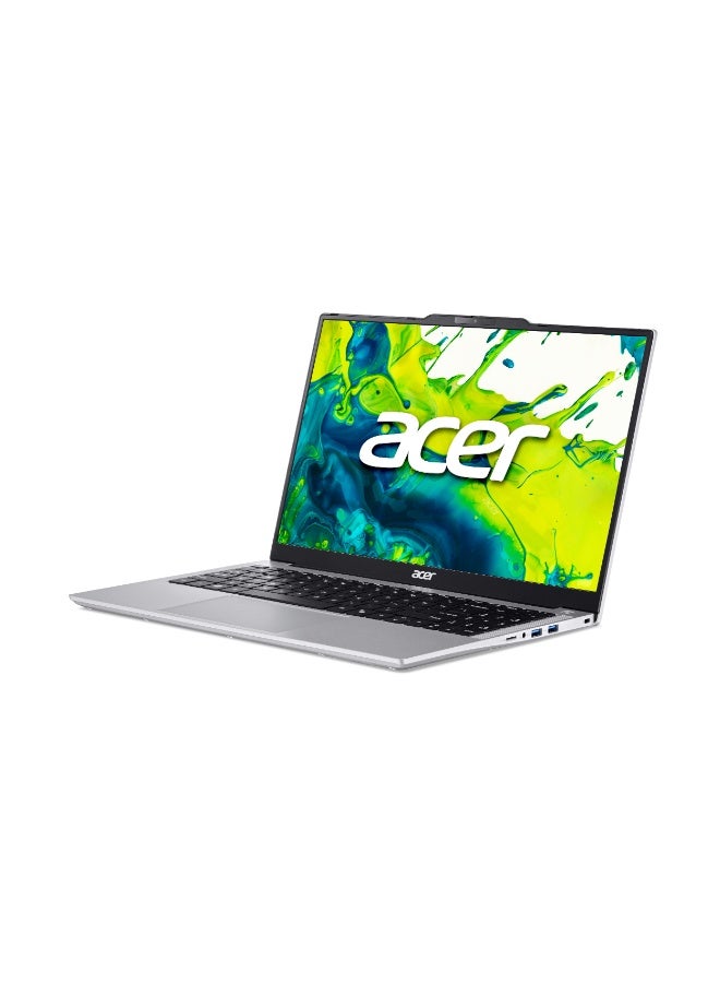 أيسر Aspire Lite AL15 Laptop with 13th Gen Intel Core i7-1355U 10 Cores Upto 5.0GHz/16GB DDR4 RAM/1TB SSD Storage/Intel Graphics/15.6" FHD IPS SlimBezel Display/WiFi-6/Win 11/Light Silver English/Arabic Light Silver - Image 3