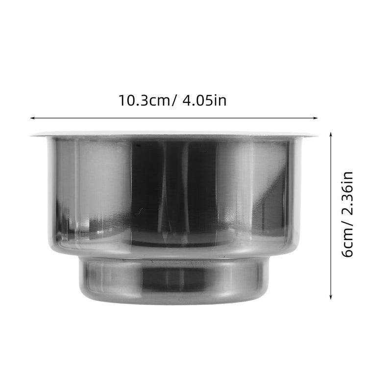 Double Layer Alloy Cup Holder Insert For Narrow Edge RV Car Sofa Couch Replacement - Image 3