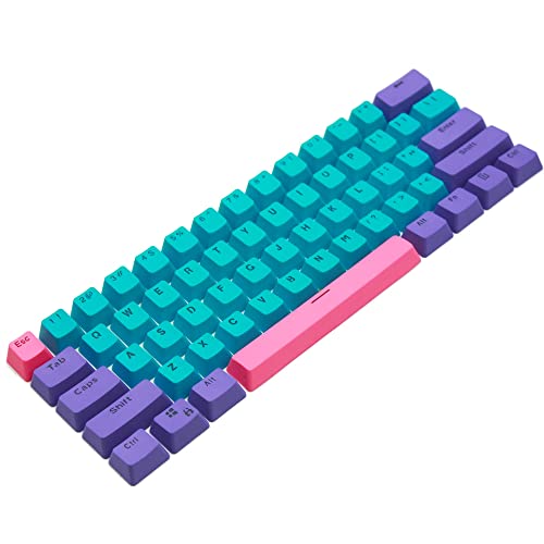 Owpkeenthy WHYSP PBT Keycaps 60% for 60 Percent Keyboard OEM Profile Backlit Key Cap Replacement 6.25U Space Bar - Image 1