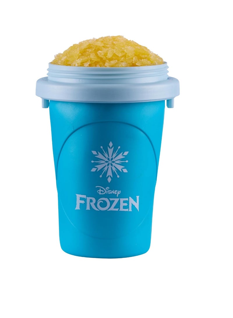 ديزني فروزن صانعة مشروبات ثلجية، سهلة الاستخدام، بتصميم ديزني فروزن، تقنية التبريد السريع، 3 سنوات فأكثر، لون أزرق - 230 مل - Image 2