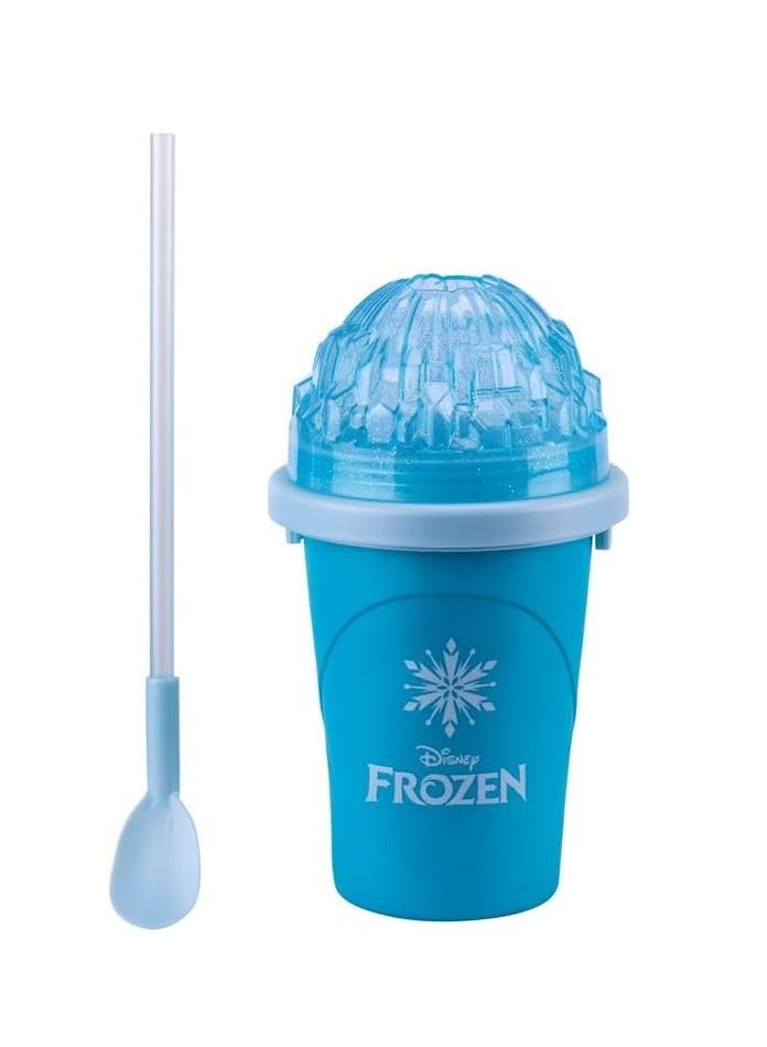 ديزني فروزن صانعة مشروبات ثلجية، سهلة الاستخدام، بتصميم ديزني فروزن، تقنية التبريد السريع، 3 سنوات فأكثر، لون أزرق - 230 مل - Image 4