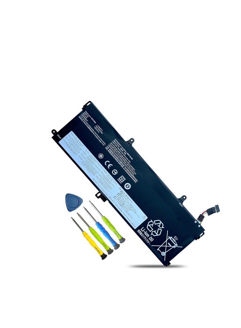 Terabyte L18M3P71 L18L3P71 L18S3P71 Laptop Battery Replacement for Lenovo ThinkPad T590 P53S ThinkPad T15 P15s 1st Gen Series SB10K97650 02DL012 SB10K97649 02DL011 5B10W13913 5B10W13914 11.52V 57Wh - Image 1