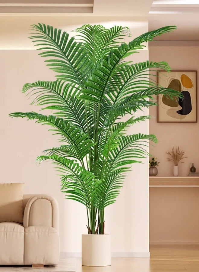 أف بي سي أشجار النخيل الاصطناعية - أسود مع أصيص من الأشجار الاصطناعية - أصيص من النباتات الاستوائية كاذبة التنبول الكلمة - مكتب المنزل غرفة المعيشة الديكور الداخلي مع الحرير الاصطناعي النباتات - Image 5