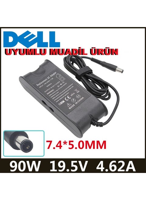 Dell Compatible Equivalent Product Importer Company Guaranteed Laptop Notebook Charger E4300 E4310 E5400 E5410 E5420 E5500 1420 1501 1521 1525 D400 19.5V 4.62A 90W 7.4*5.0mm