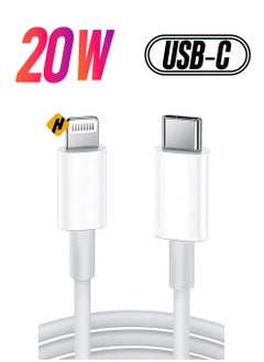 USB C to Lightning Cable 2M [MFi Certified] Compatible with Apple iPhone 14 Pro Max/13/12/11 Pro/X/XS/XR/8 Plus/AirPods Pro,Supports Power Delivery,White