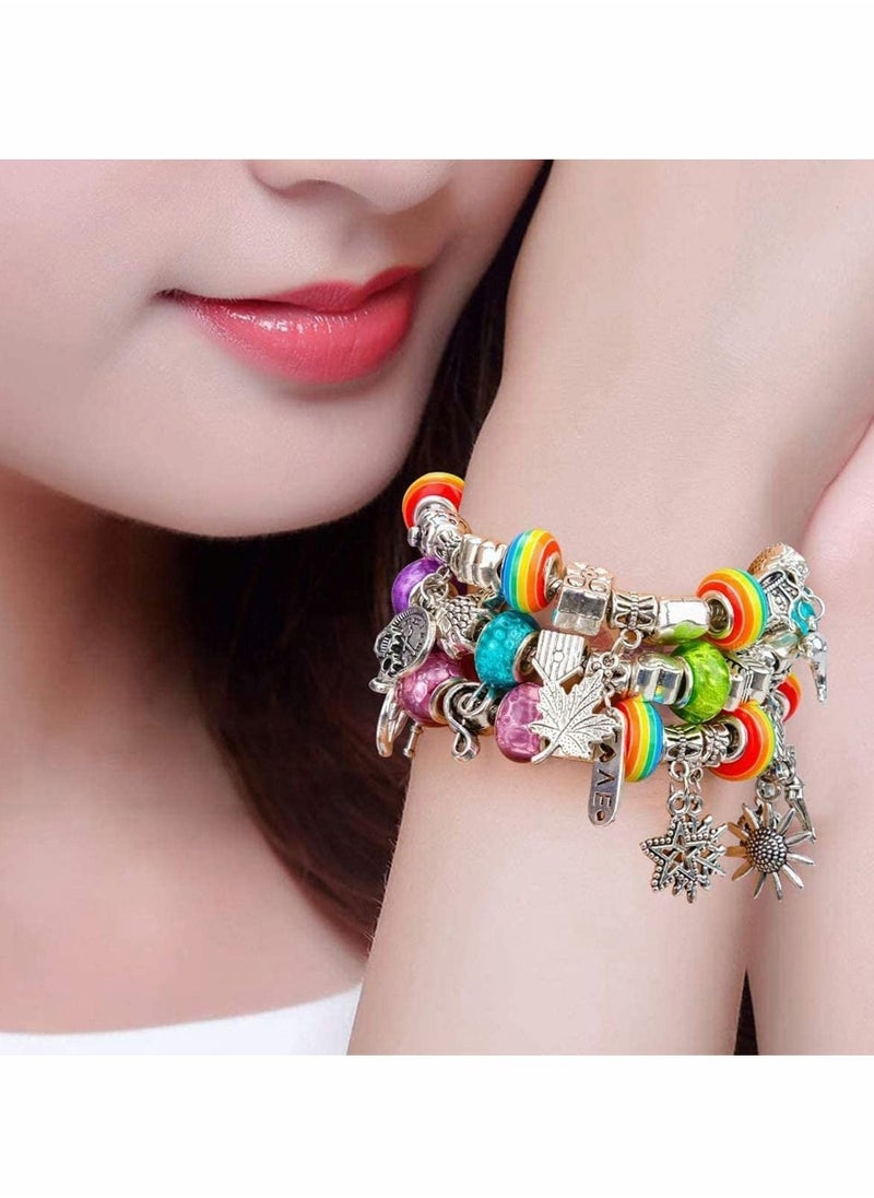 KASTWAVE Bracelet Jewellery Making Kit for Girls, Diy Arts Craft Sets Kids Best Gift, and Crafts Friendship Age 8-12, Favor Girls  - Image 4