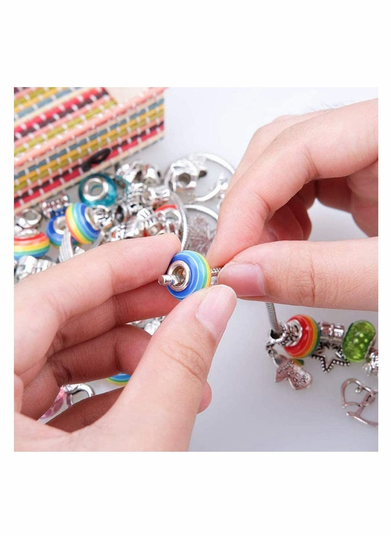 KASTWAVE Bracelet Jewellery Making Kit for Girls, Diy Arts Craft Sets Kids Best Gift, and Crafts Friendship Age 8-12, Favor Girls  - Image 3