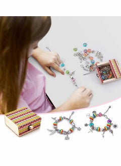 KASTWAVE Bracelet Jewellery Making Kit for Girls, Diy Arts Craft Sets Kids Best Gift, and Crafts Friendship Age 8-12, Favor Girls  - Image 2
