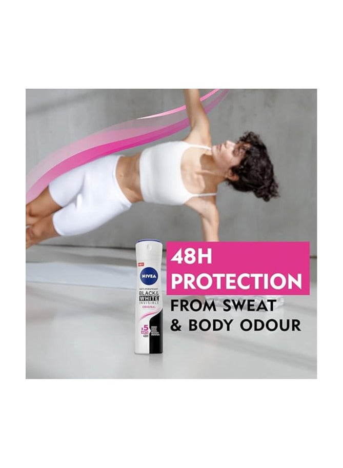 نيفيا بخاخ مضاد للتعرق غير مرئي للأبيض والأسود 150مل - Image 4