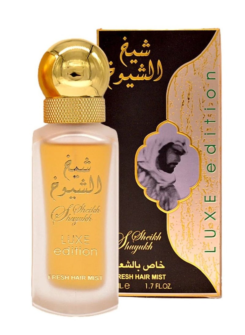 Lattafa Sheikh Al Shuyukh Luxe Edition Hair Mist 50ml - Image 2