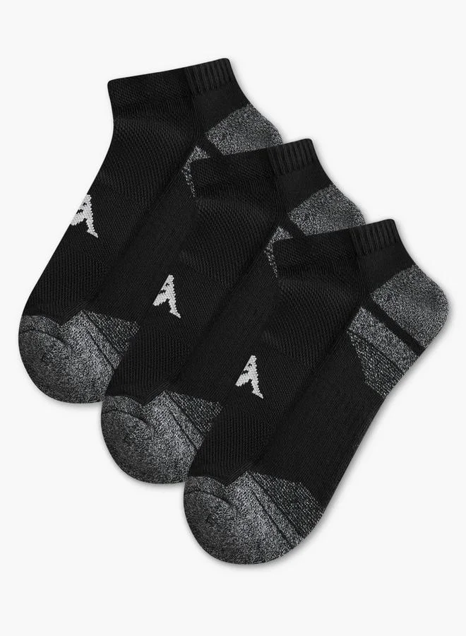 كابا Kappa Men Ankle Length Socks Half Terry - Set of 3
