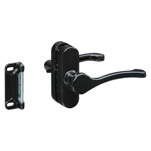 National Hardware N262-204 V1320 Lever Latches in Black, 1-3/4" - Image 1