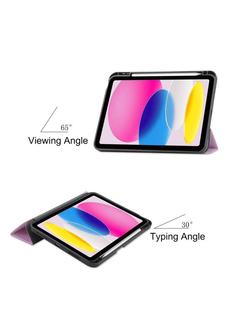 Case For IPad 10(10th Gen) ,10.9 inch 2022 Case Flip Cover with Magnetic Closure Auto Wake/Sleep function having Pencil holder Slot - Image 4