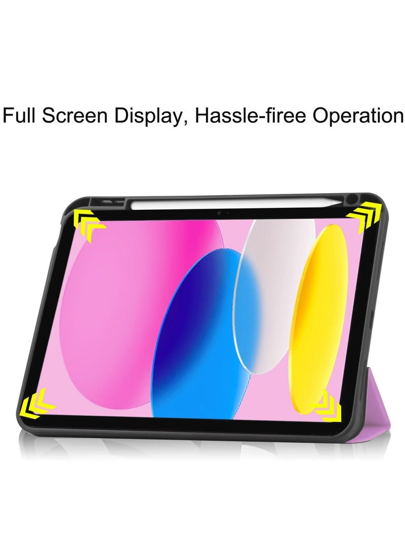 Case For IPad 10(10th Gen) ,10.9 inch 2022 Case Flip Cover with Magnetic Closure Auto Wake/Sleep function having Pencil holder Slot - Image 5