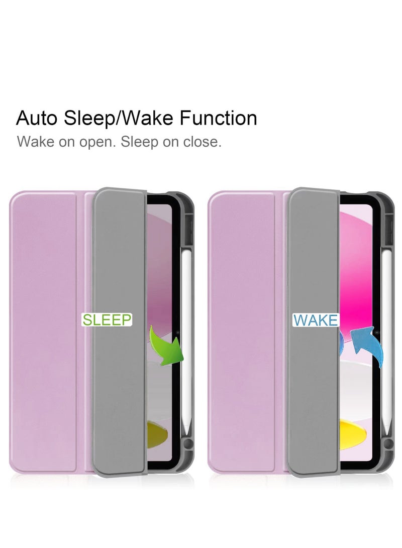 Case For IPad 10(10th Gen) ,10.9 inch 2022 Case Flip Cover with Magnetic Closure Auto Wake/Sleep function having Pencil holder Slot - Image 3