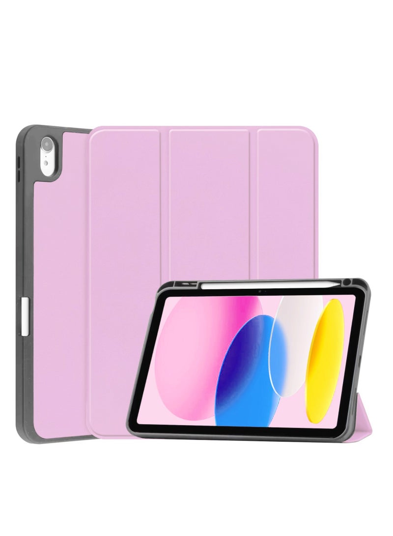 Case For IPad 10(10th Gen) ,10.9 inch 2022 Case Flip Cover with Magnetic Closure Auto Wake/Sleep function having Pencil holder Slot - Image 1