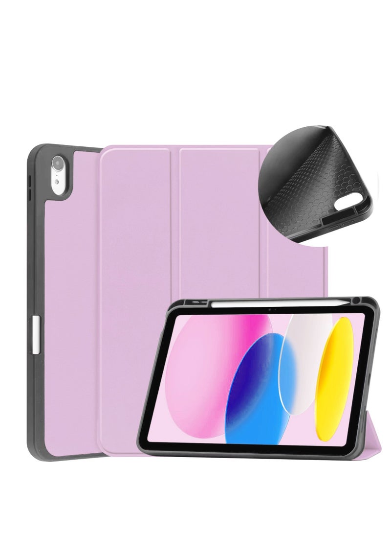 Case For IPad 10(10th Gen) ,10.9 inch 2022 Case Flip Cover with Magnetic Closure Auto Wake/Sleep function having Pencil holder Slot - Image 2