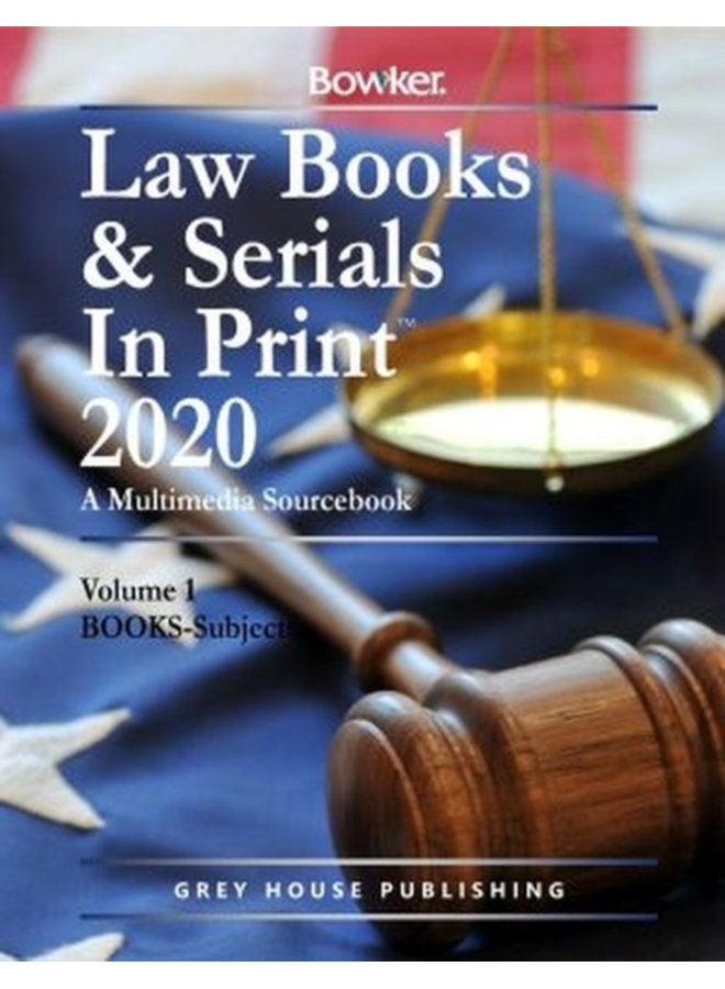 Law Books Serials In Print 3 Volume Set 2020 - Hardback
